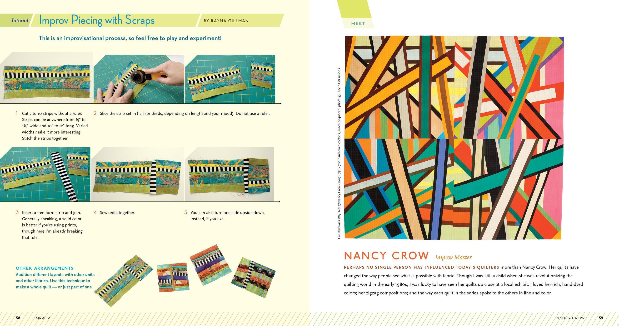 Beispielinhalt (Bild) Quilting with a Modern Slant