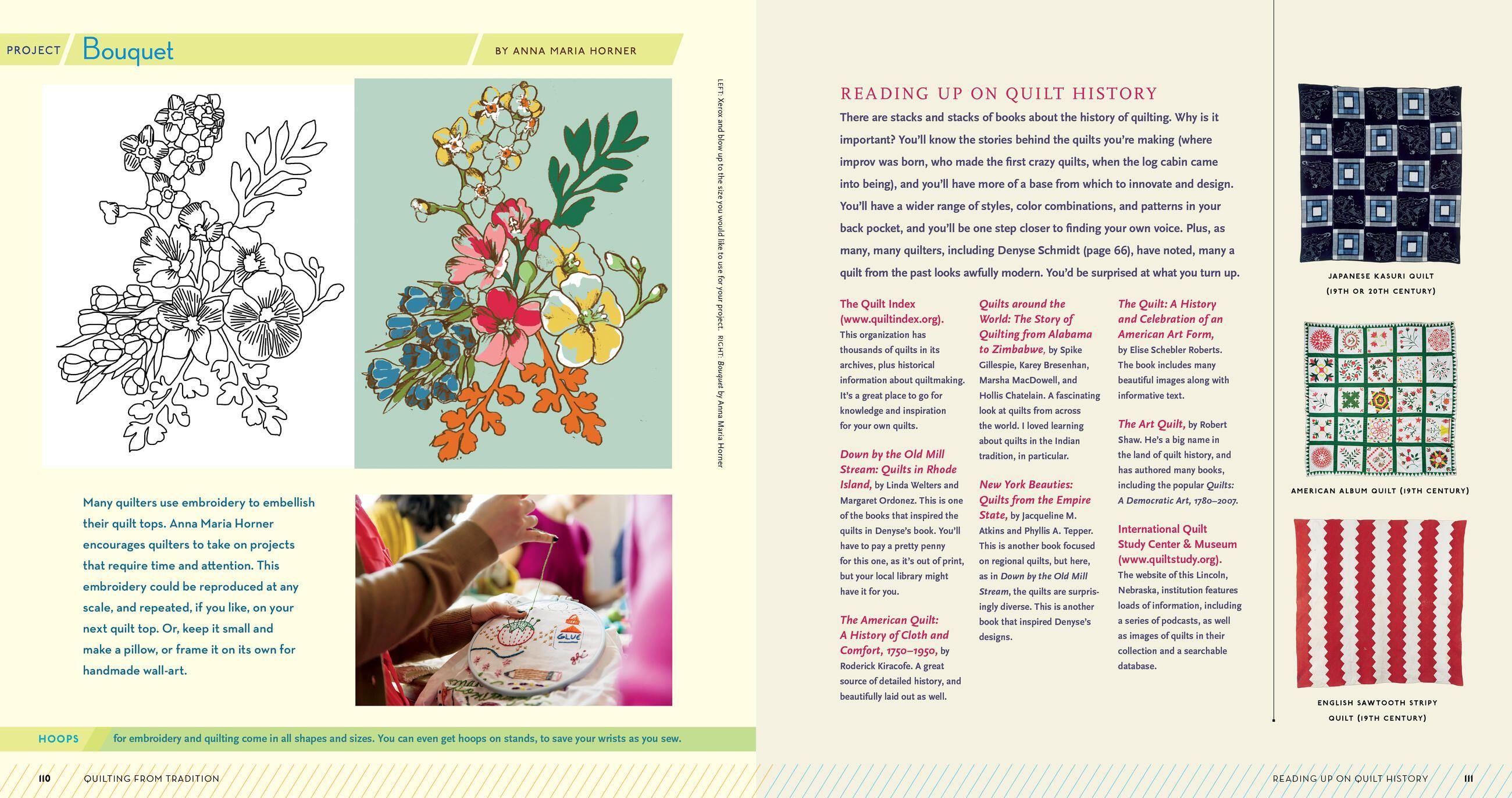 Beispielinhalt (Bild) Quilting with a Modern Slant