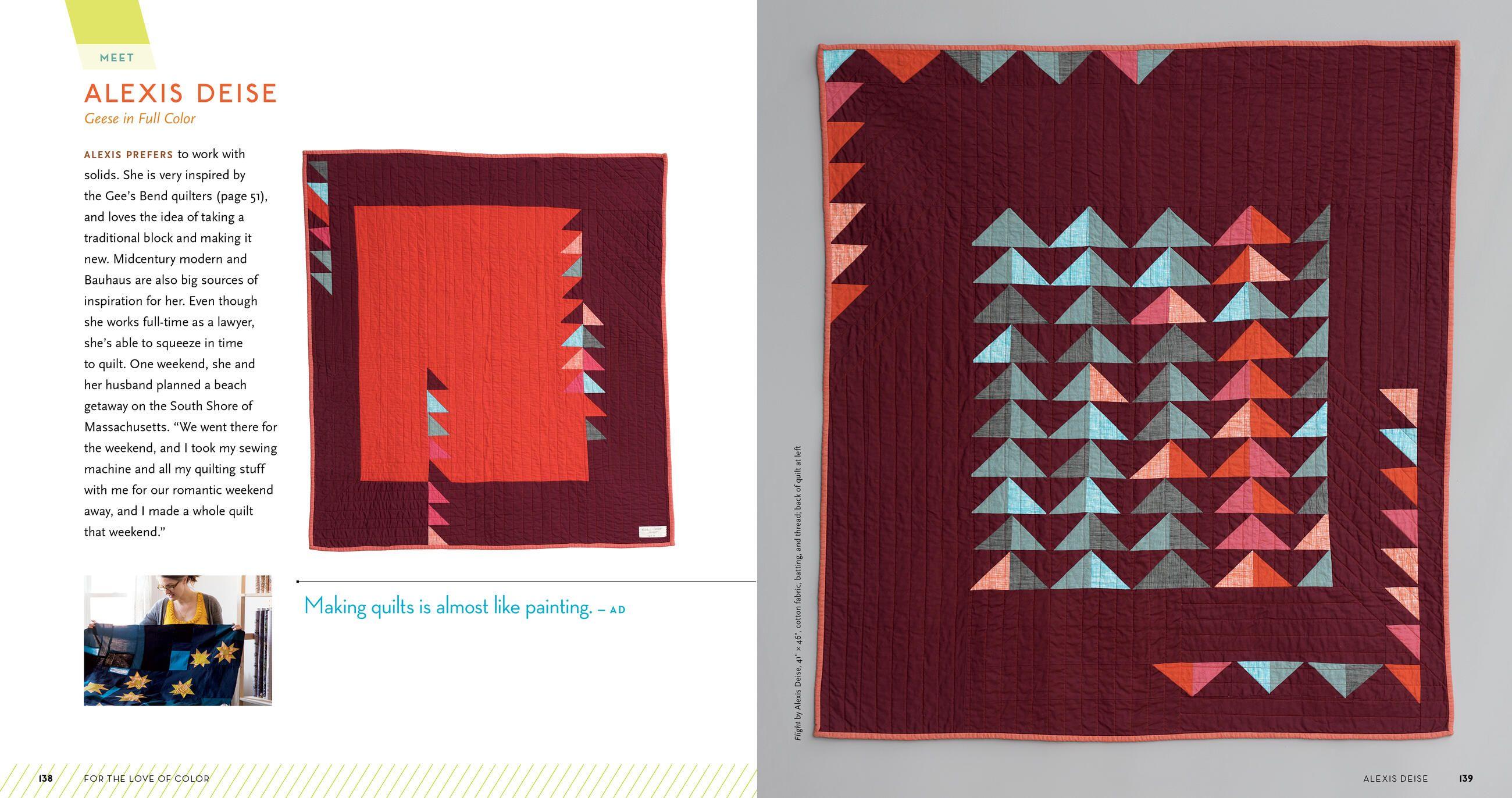 Beispielinhalt (Bild) Quilting with a Modern Slant