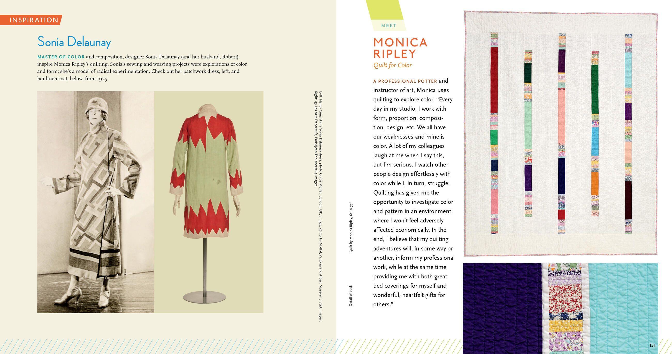 Beispielinhalt (Bild) Quilting with a Modern Slant