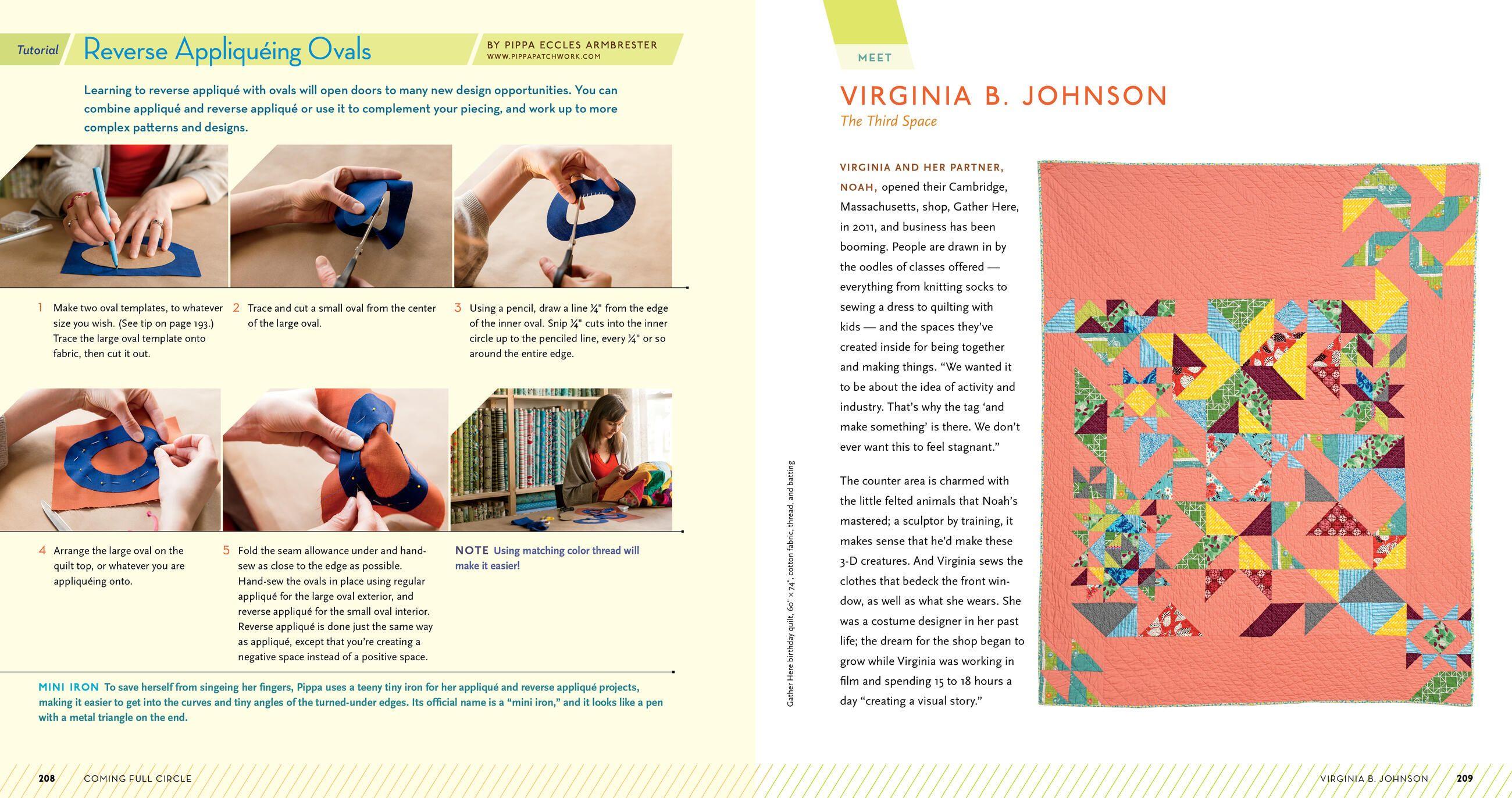 Beispielinhalt (Bild) Quilting with a Modern Slant