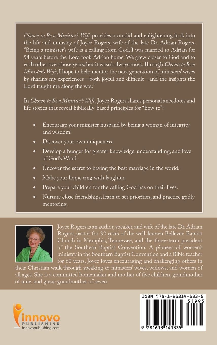 Rückseitencover Chosen to Be a Minister's Wife