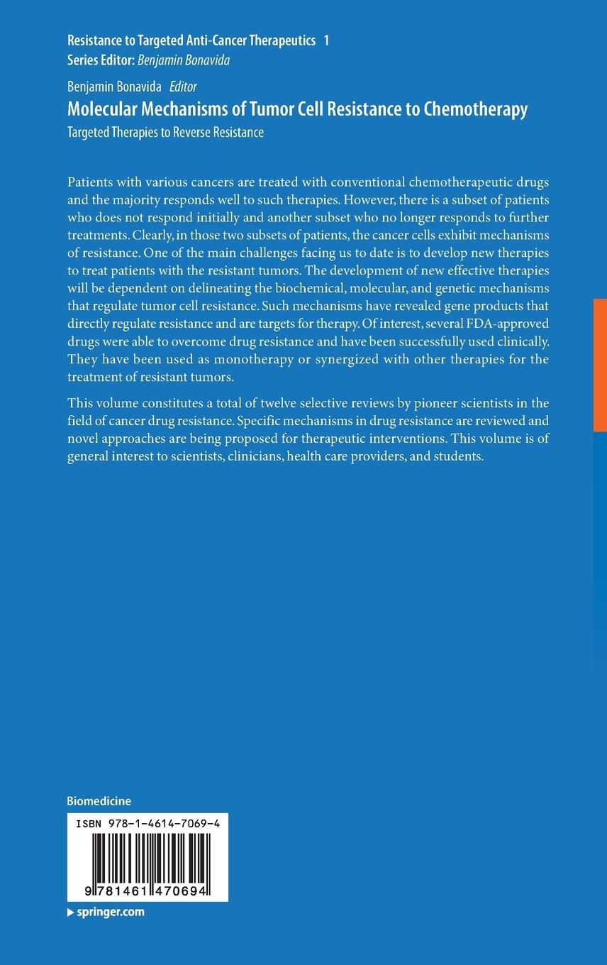 Rückseitencover Molecular Mechanisms of Tumor Cell Resistance to Chemotherapy