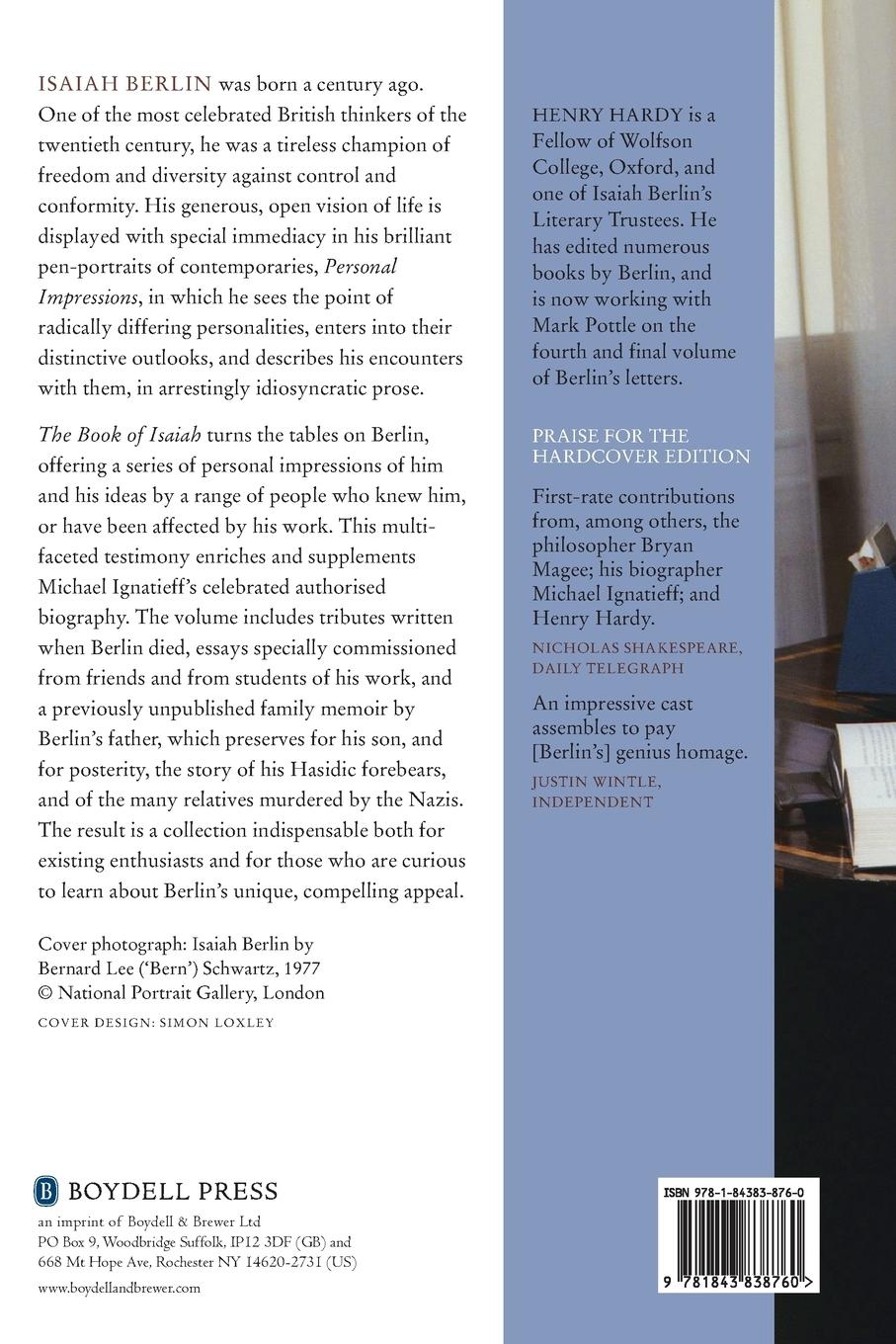 Rückseitencover The Book of Isaiah