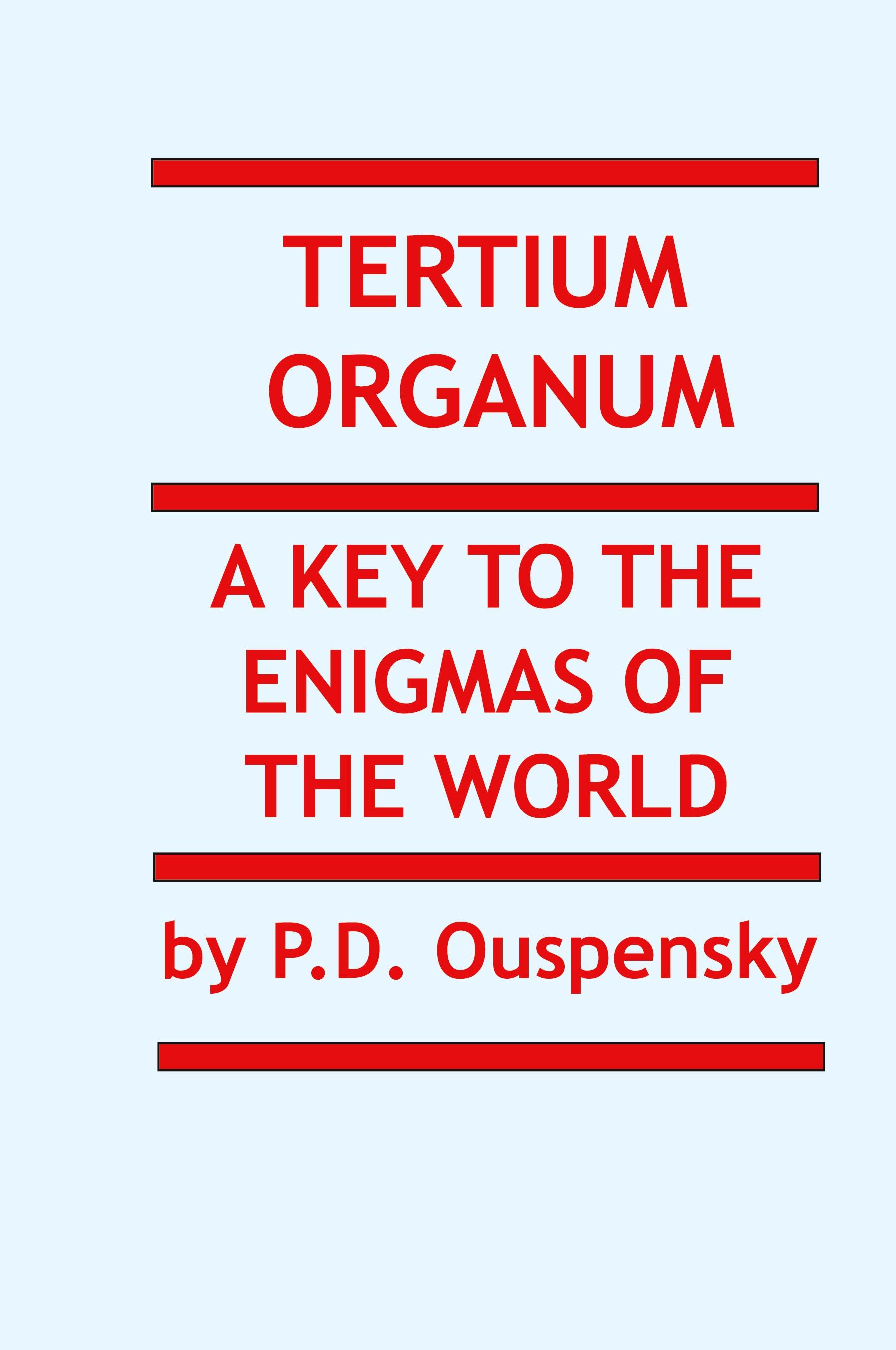 Vorderes Coverbild TERTIUM ORGANUM