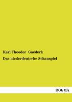 Vorderes Coverbild Das niederdeutsche Schauspiel