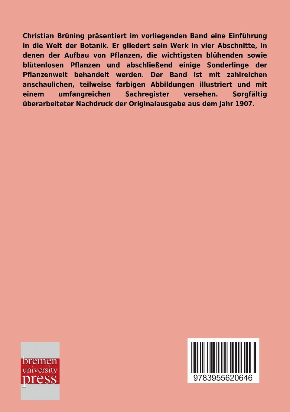 Rückseitencover Wunder aus dem Pflanzenreiche