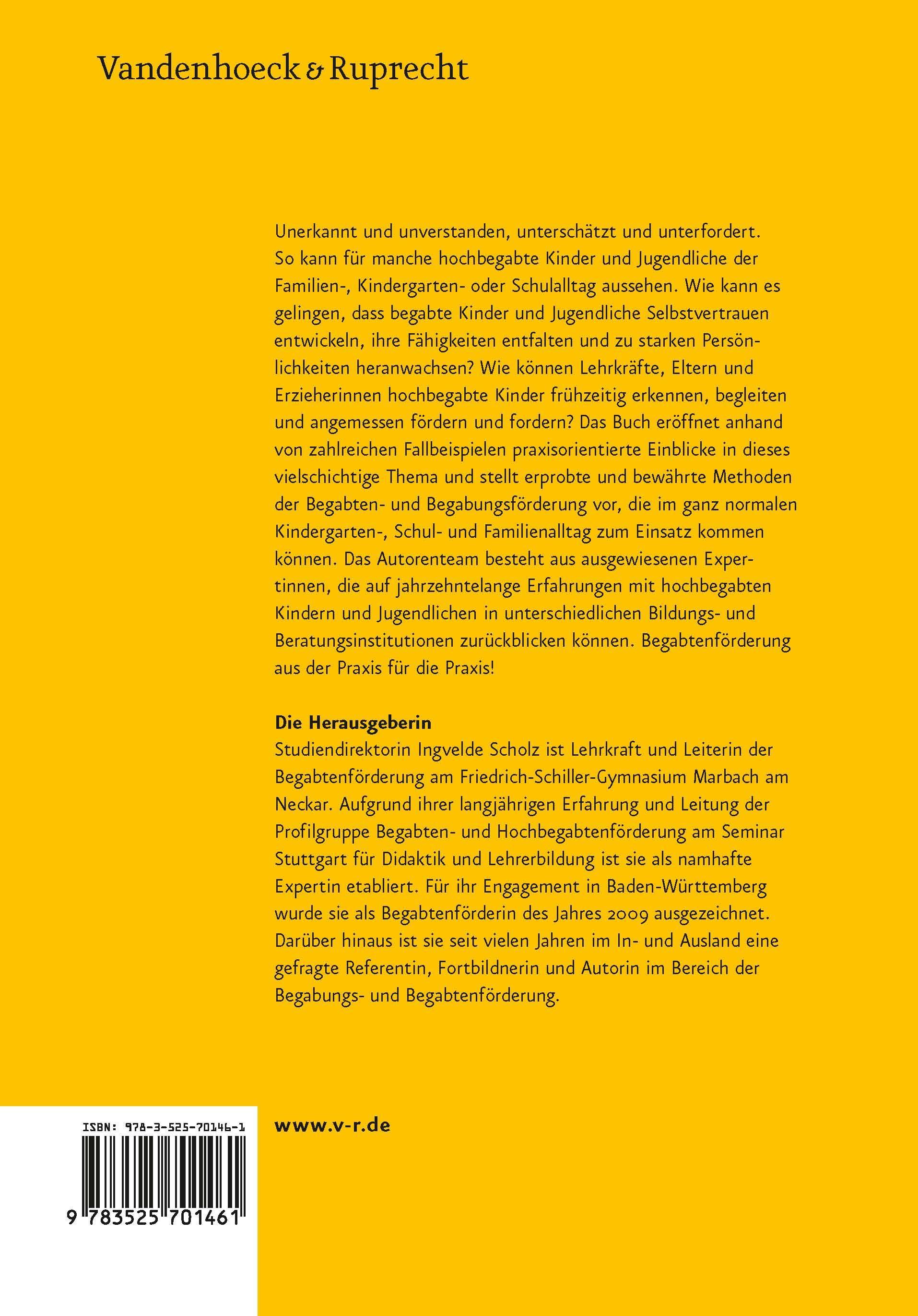 Rückseitencover Begabtenförderung - ganz praktisch