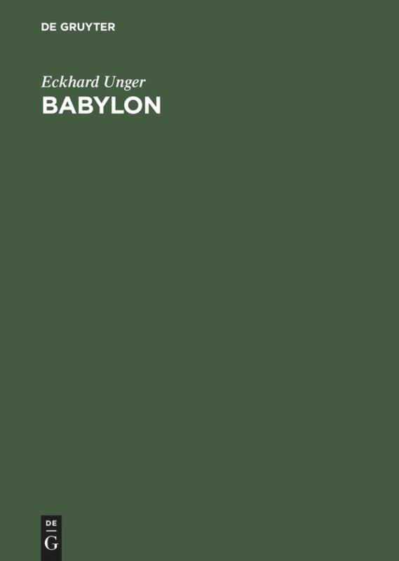 Vorderes Coverbild Babylon
