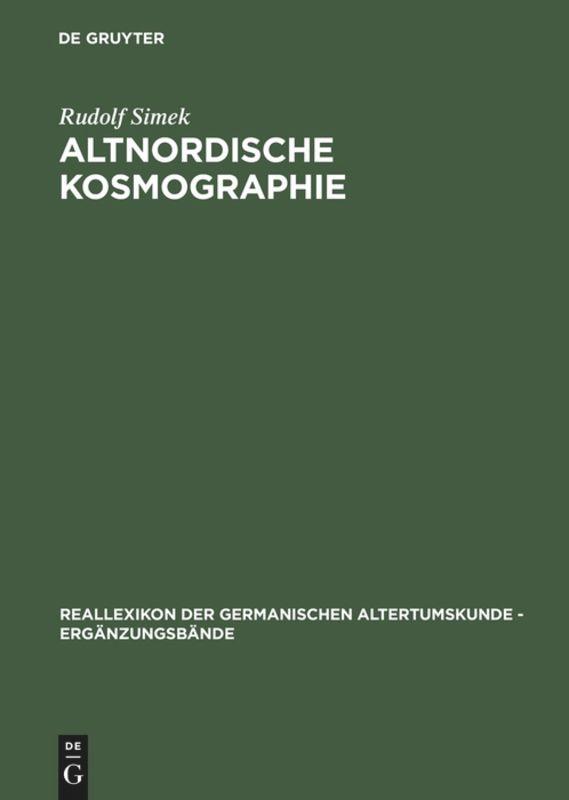 Vorderes Coverbild Altnordische Kosmographie