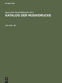 Vorderes Coverbild Be - Br