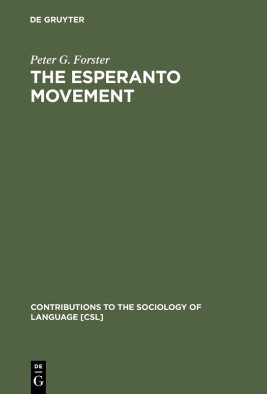 Vorderes Coverbild The Esperanto Movement