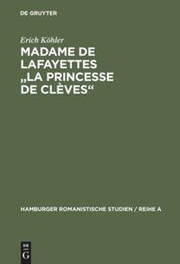 Vorderes Coverbild Madame de Lafayettes "La Princesse de Clèves"