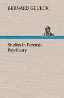 Vorderes Coverbild Studies in Forensic Psychiatry