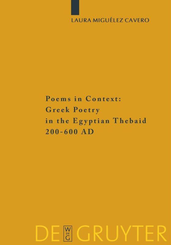 Vorderes Coverbild Poems in Context