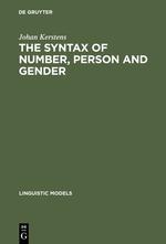 Vorderes Coverbild The Syntax of Number, Person and Gender