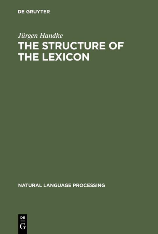Vorderes Coverbild The Structure of the Lexicon