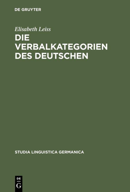 Vorderes Coverbild Die Verbalkategorien des Deutschen