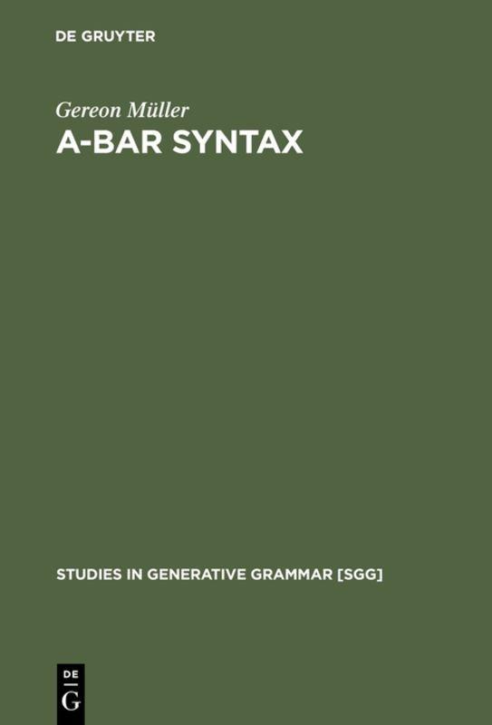 Vorderes Coverbild A-bar Syntax