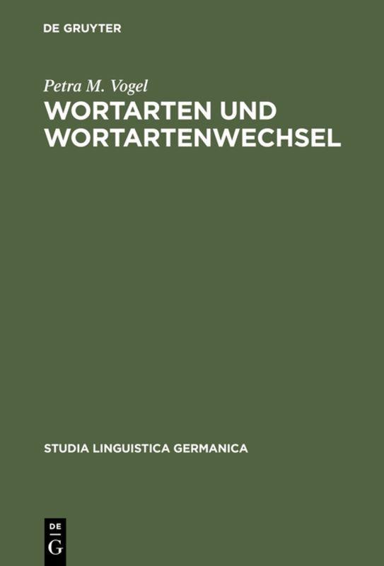 Vorderes Coverbild Wortarten und Wortartenwechsel