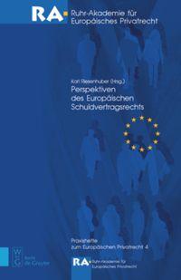 Vorderes Coverbild Perspektiven des Europäischen Schuldvertragsrechts