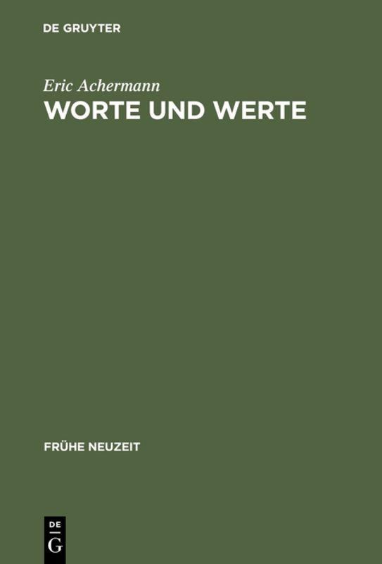 Vorderes Coverbild Worte und Werte