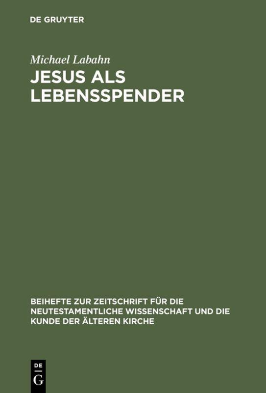 Vorderes Coverbild Jesus als Lebensspender