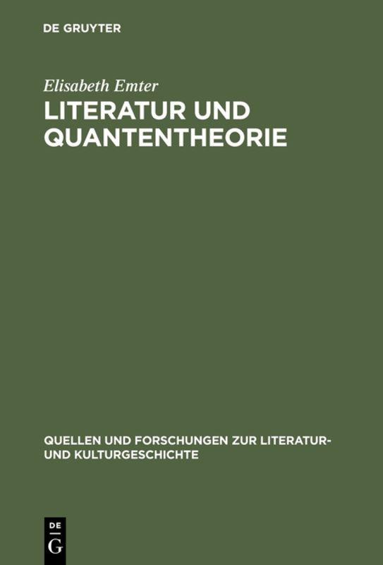 Vorderes Coverbild Literatur und Quantentheorie