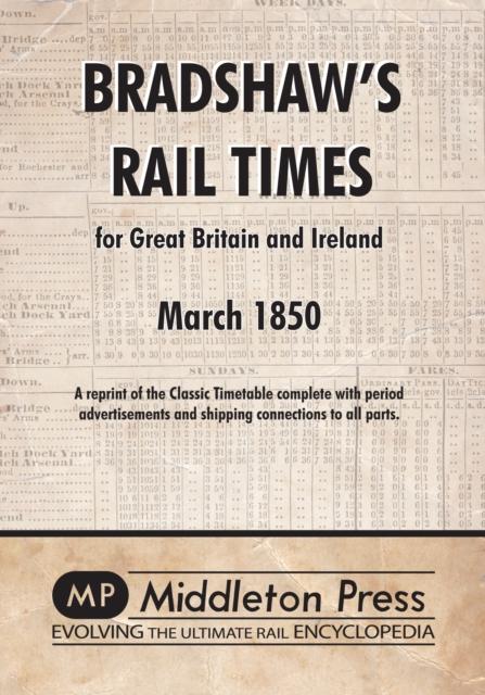 Vorderes Coverbild Bradshaw's Rail Times 1850