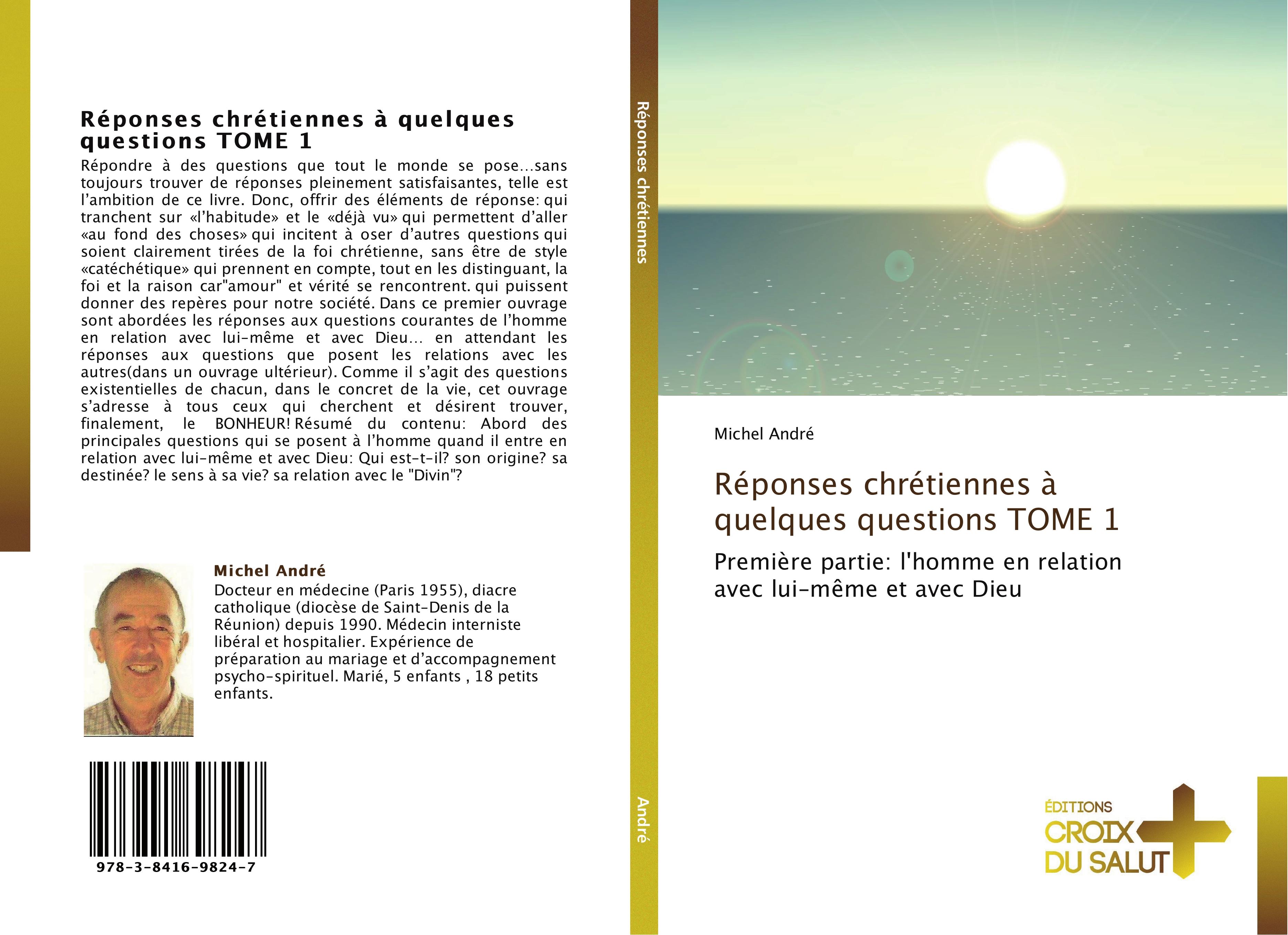 Vorderes Coverbild Réponses chrétiennes à quelques questions  TOME 1