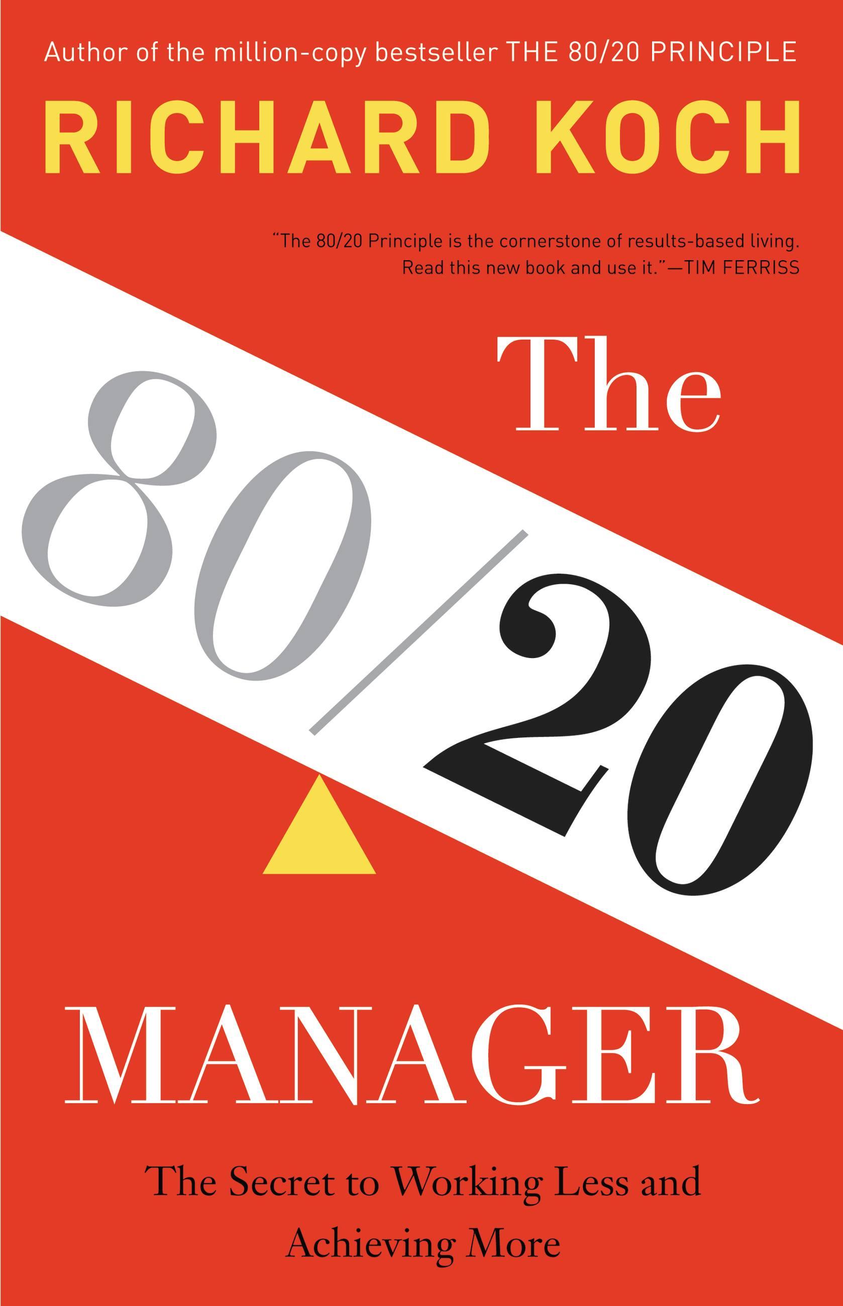 Vorderes Coverbild The 80/20 Manager