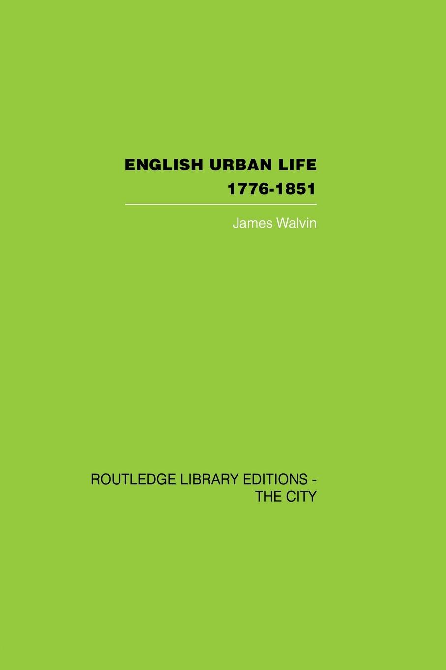 Vorderes Coverbild English Urban Life