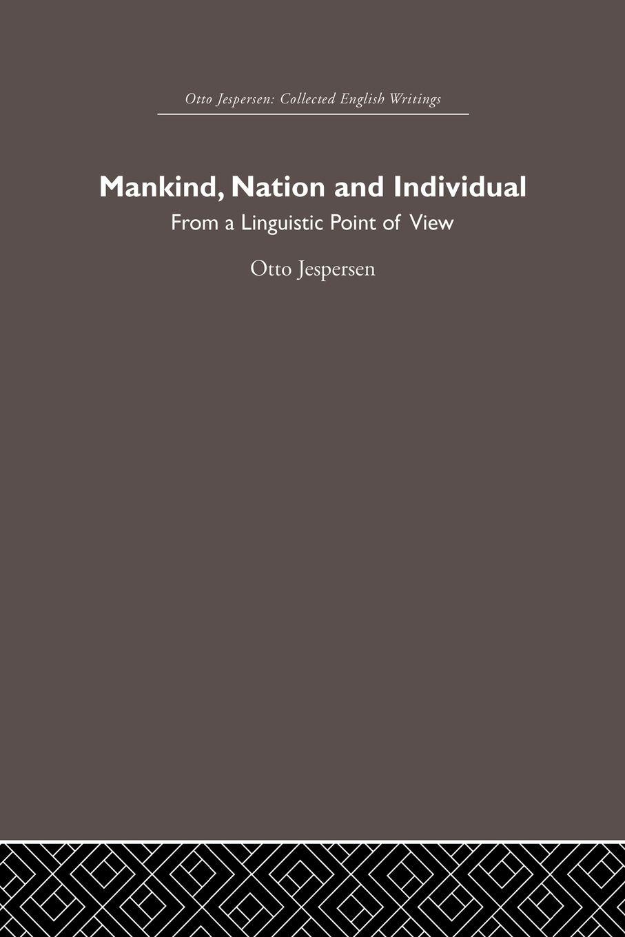 Vorderes Coverbild Mankind, Nation and Individual