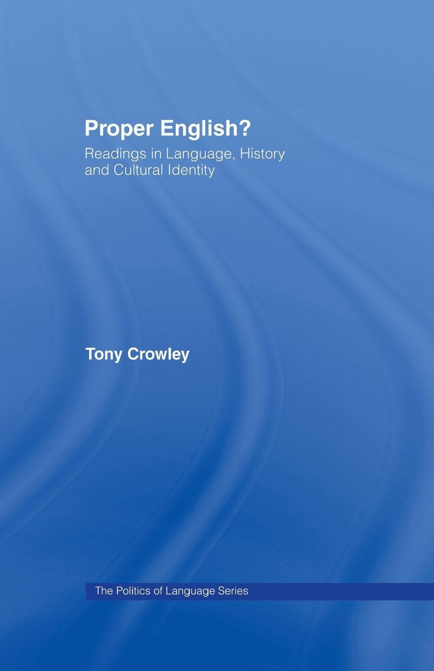 Vorderes Coverbild Proper English