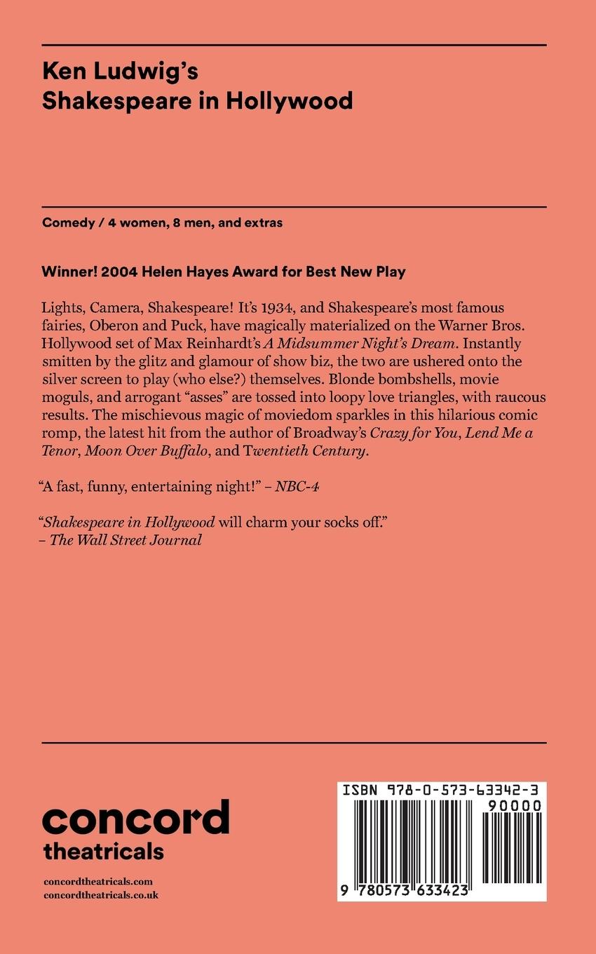 Rückseitencover Ken Ludwig's Shakespeare in Hollywood