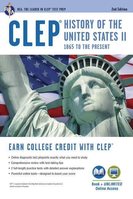 Vorderes Coverbild Clep(r) History of the U.S. II Book + Online