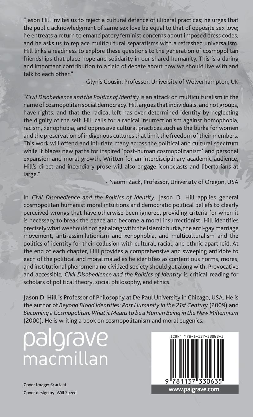 Rückseitencover Civil Disobedience and the Politics of Identity