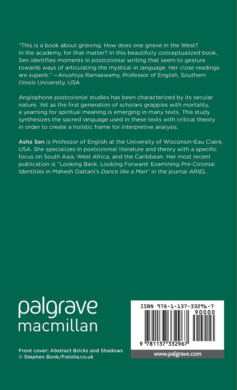 Rückseitencover Postcolonial Yearning