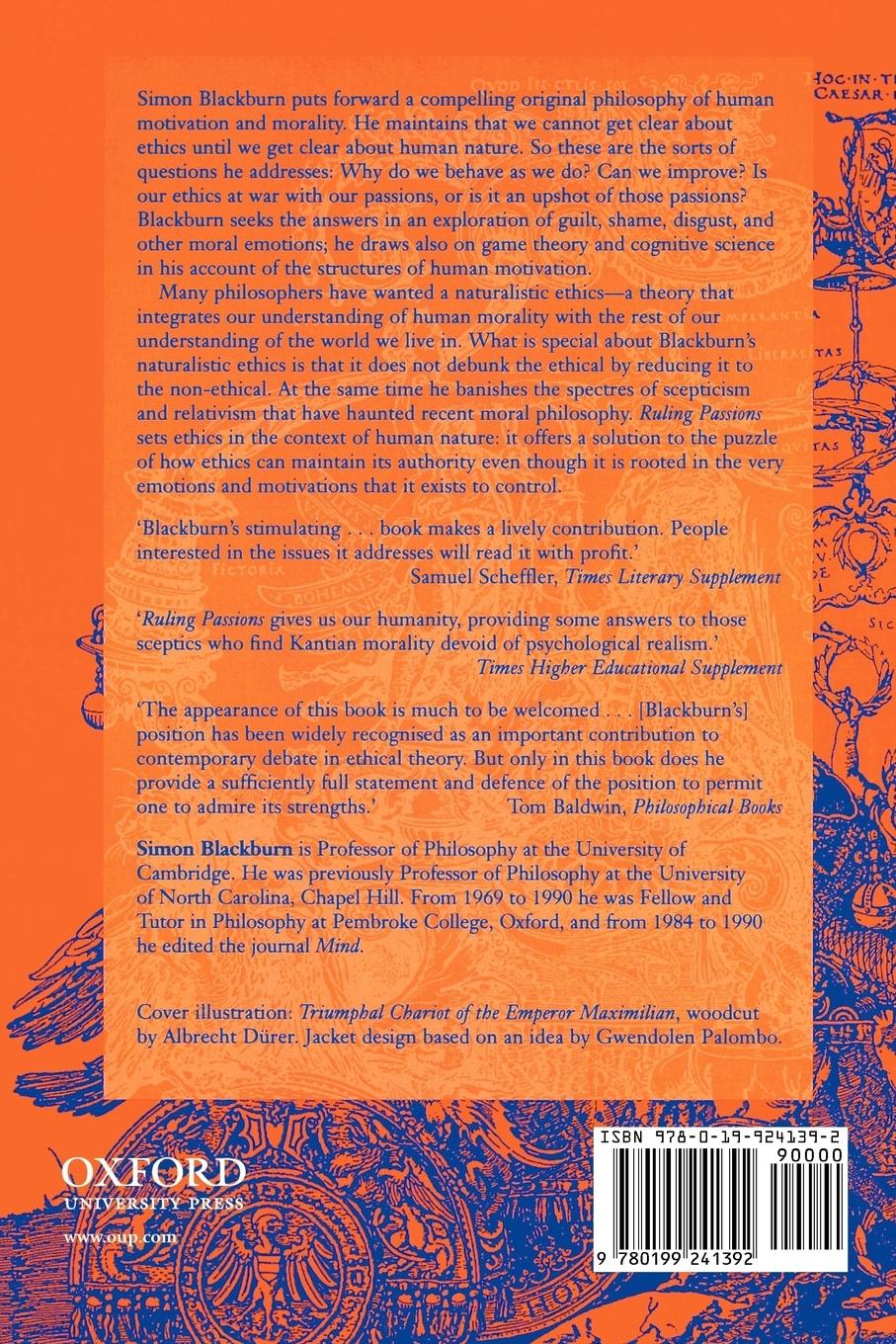 Rückseitencover Ruling Passions