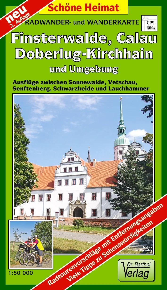 Vorderes Coverbild Radwander- und Wanderkarte Finsterwalde, Calau, Doberlug-Kirchhain und Umgebung 1:50 000