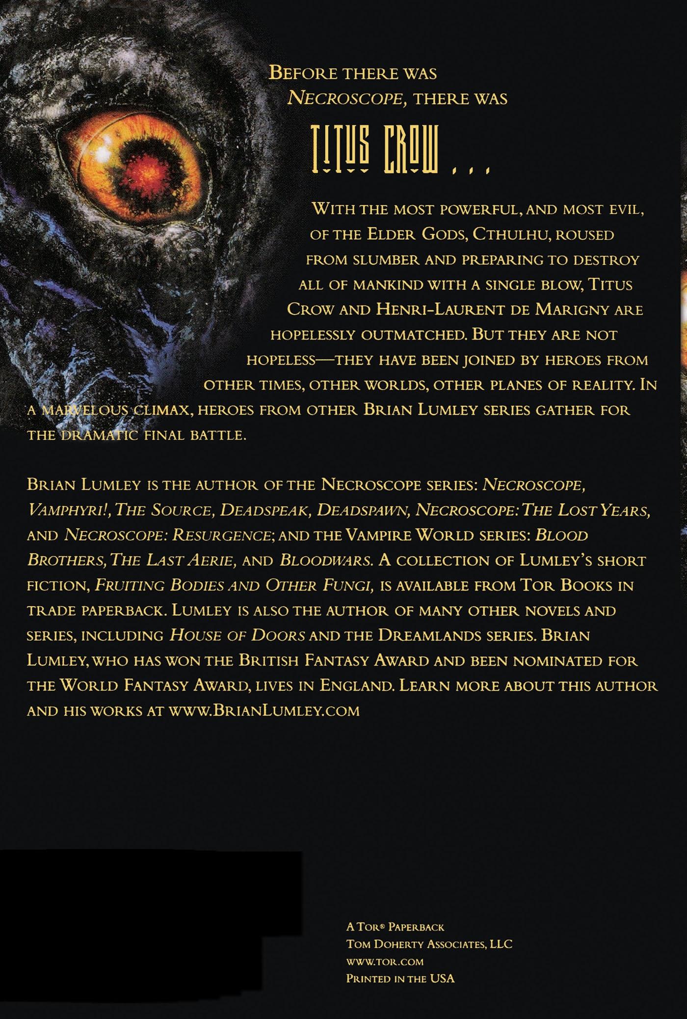 Rückseitencover Titus Crow, Volume 3