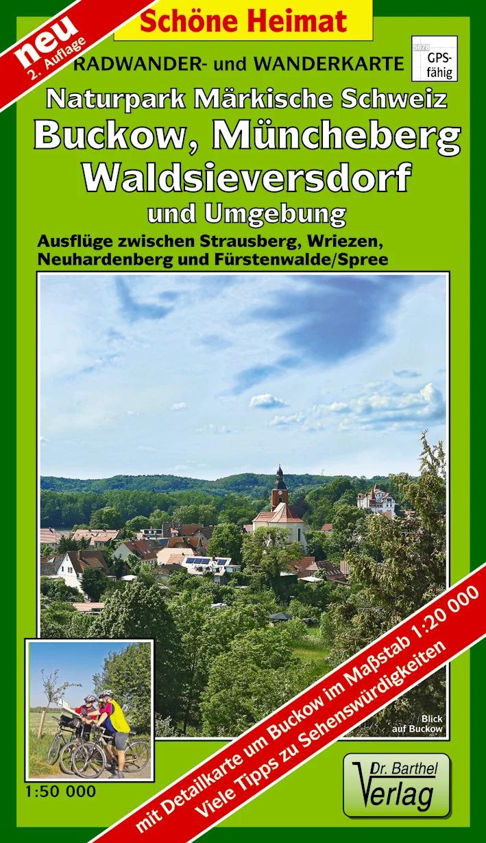 Vorderes Coverbild Radwander- und Wanderkarte Naturpark Märkische Schweiz, Buckow, Waldsieversdorf  und Umgebung 1 : 50 000