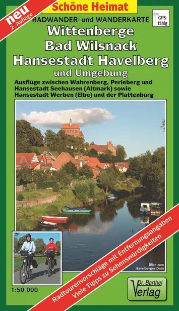 Vorderes Coverbild Radwander- und Wanderkarte Wittenberge, Bad Wilsnack, Hansestadt Havelberg und Umgebung 1:50000
