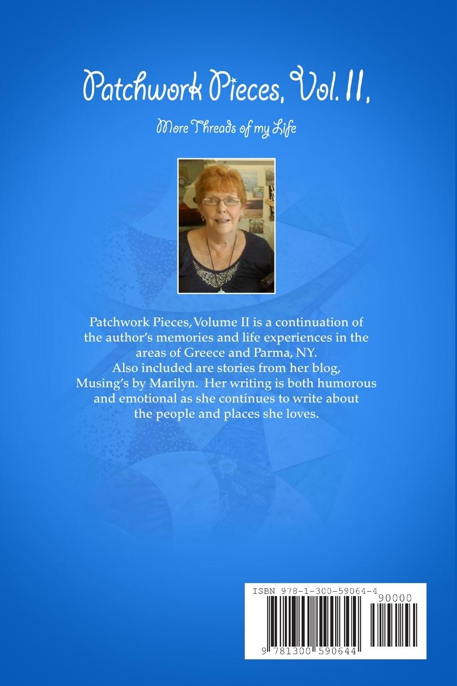 Rückseitencover Patchwork Pieces, Vol. II, More Threads of My Life