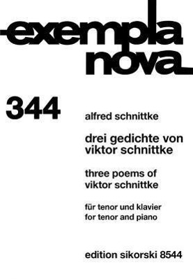 Vorderes Coverbild 3 Poems of Viktor Schnittke