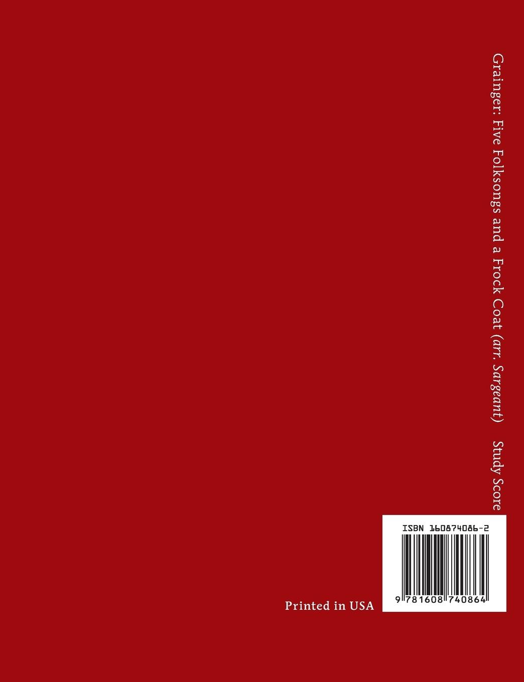 Rückseitencover Five Folksongs and a Frock Coat