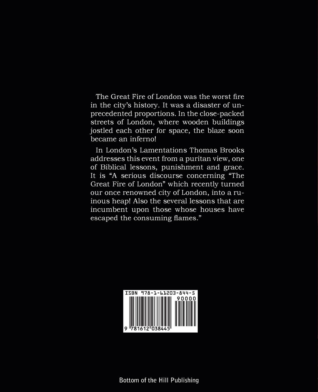 Rückseitencover London's Lamentations