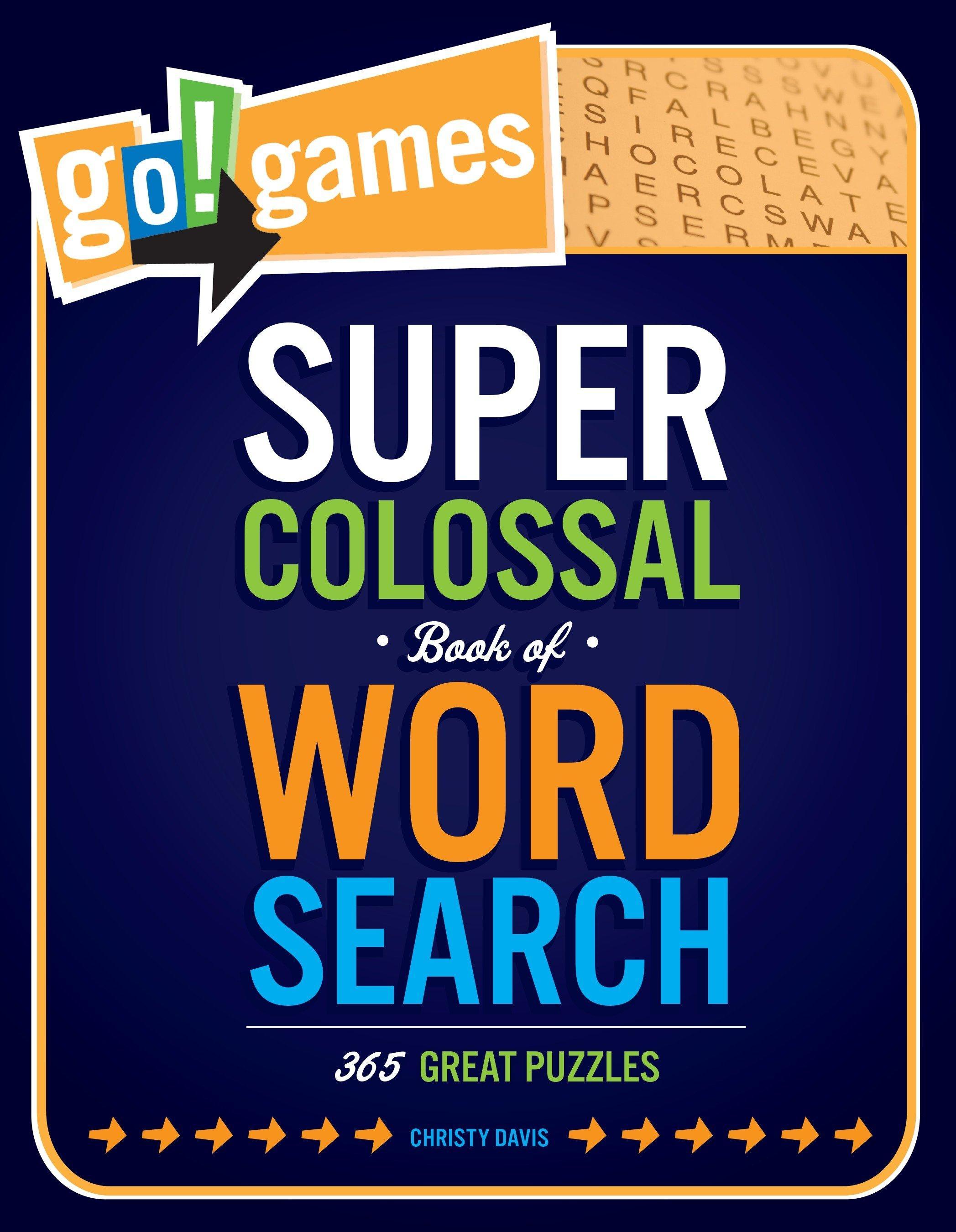 Vorderes Coverbild Go!games Super Colossal Book of Word Search