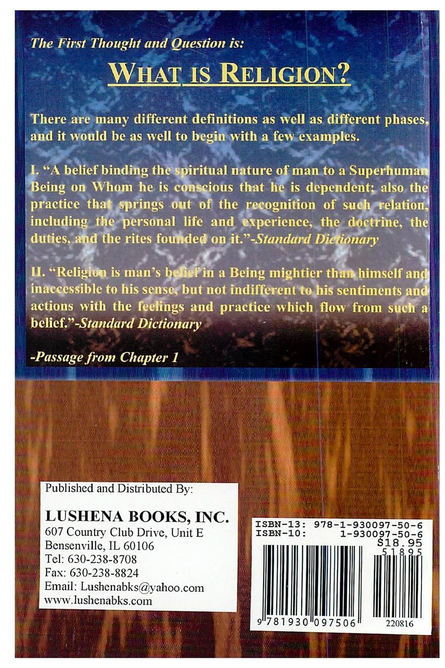 Rückseitencover The Origin & Evolution of Religion