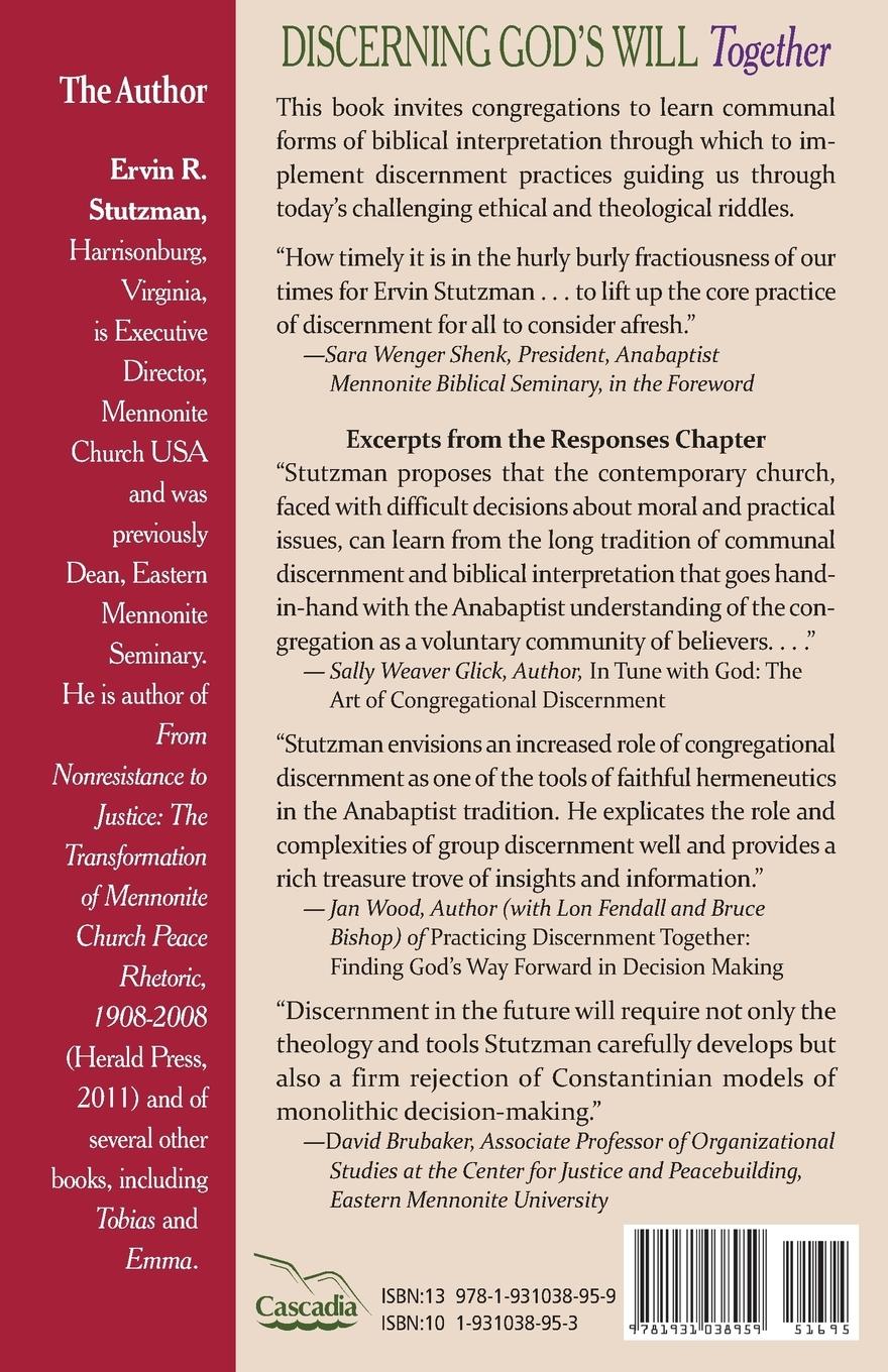 Rückseitencover Discerning God's Will Together: Biblical Interpretation in the Free Church Tradition